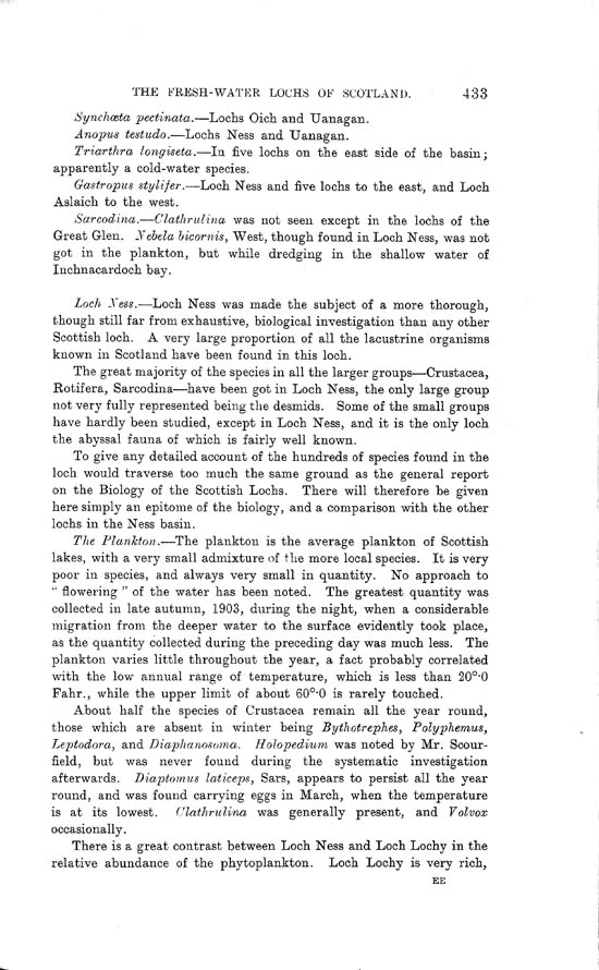 Page 433, Volume II, Part I - Lochs of the Ness Basin