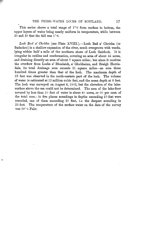 Page 57, Volume II, Part II - Lochs of the Gairloch Basin