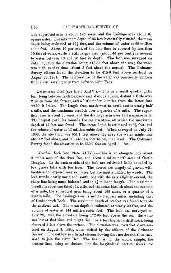 Page 116, Volume II, Part II - Lochs of the Dee (Kirkcudbright) Basin