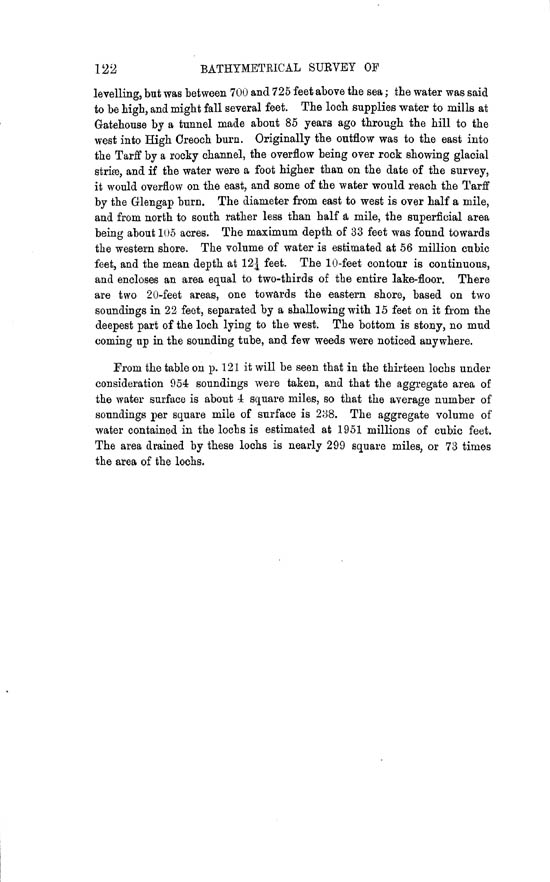 Page 122, Volume II, Part II - Lochs of the Dee (Kirkcudbright) Basin