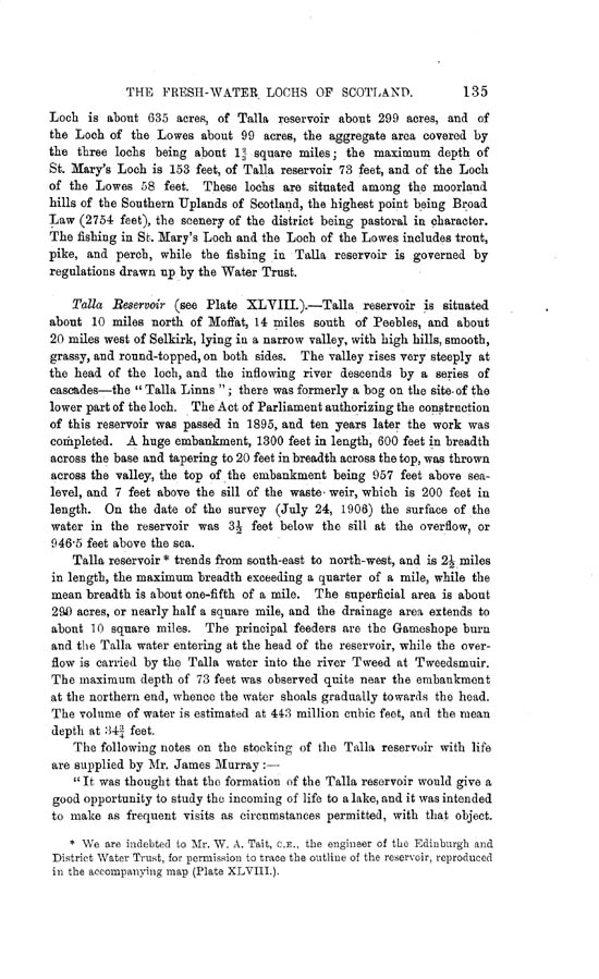 Page 135, Volume II, Part II - Lochs of the Tweed Basin