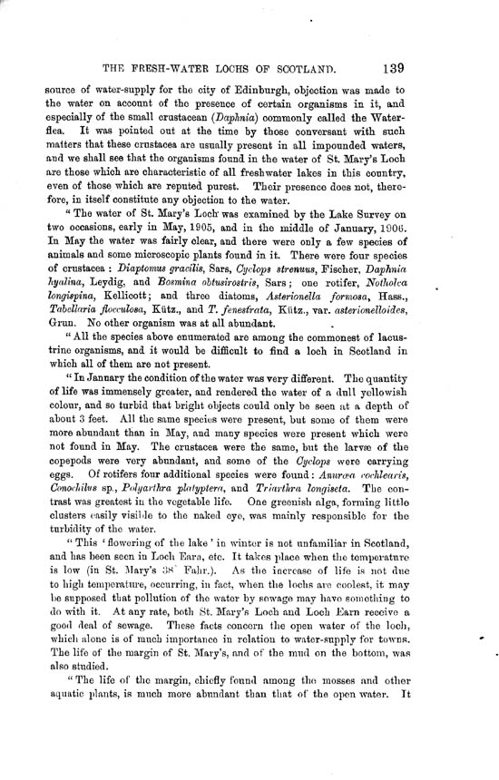 Page 139, Volume II, Part II - Lochs of the Tweed Basin