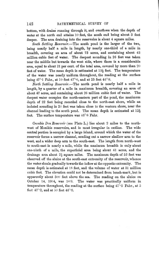 Page 142, Volume II, Part II - Lochs of the Monikie Basin