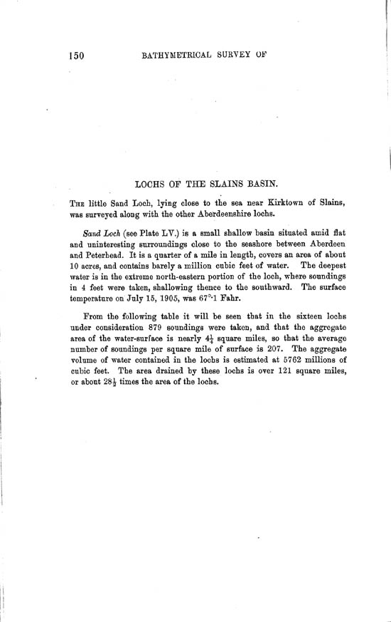 Page 150, Volume II, Part II - Lochs of the Dee (Aberdeen) Basin