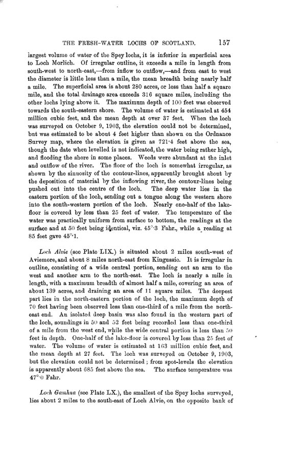 Page 157, Volume II, Part II - Lochs of the Spey Basin