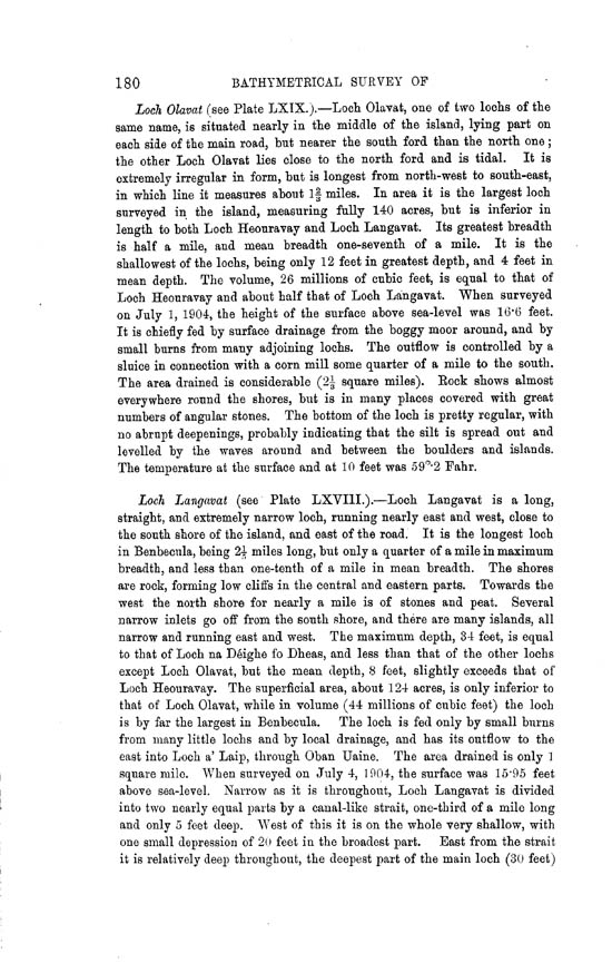Page 180, Volume II, Part II - Lochs of Benbecula