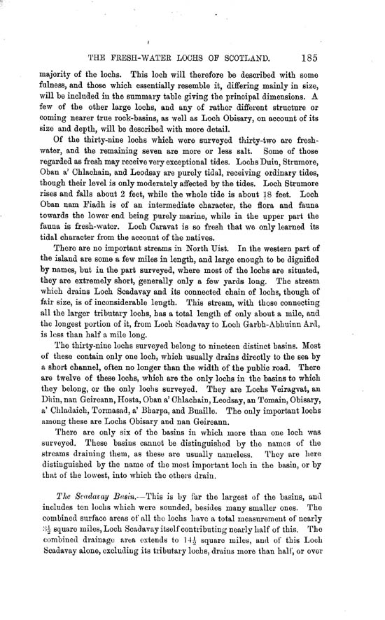 Page 185, Volume II, Part II - Lochs of North Uist