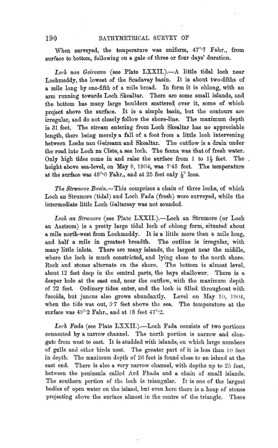 Page 190, Volume II, Part II - Lochs of North Uist
