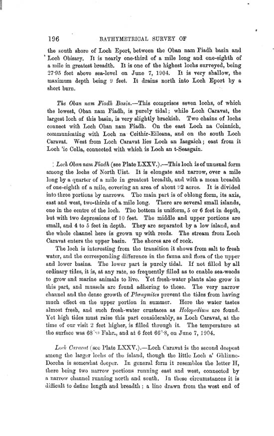 Page 196, Volume II, Part II - Lochs of North Uist