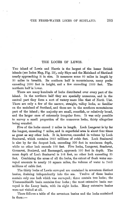 Page 205, Volume II, Part II - Lochs of Lewis