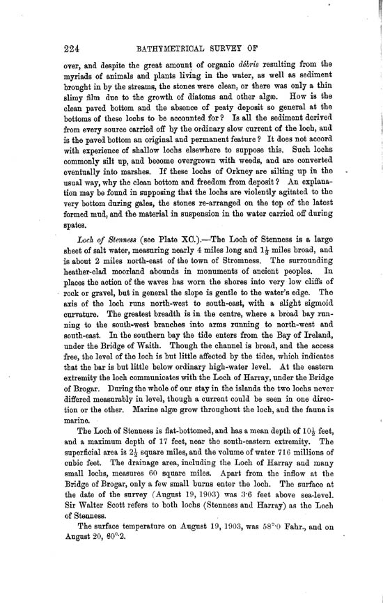 Page 224, Volume II, Part II - Lochs of Orkney