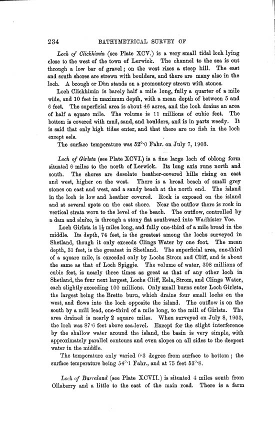 Page 234, Volume II, Part II - Lochs of Shetland