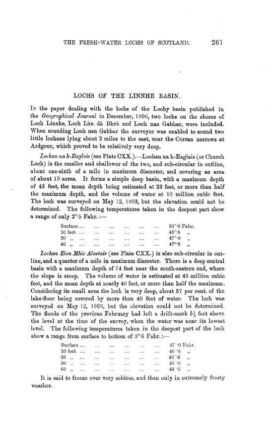 Page 261, Volume II, Part II - Reservoirs of the Forth BAsin