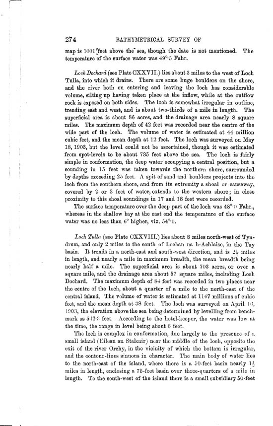 Page 274, Volume II, Part II - Lochs of the Etive Basin