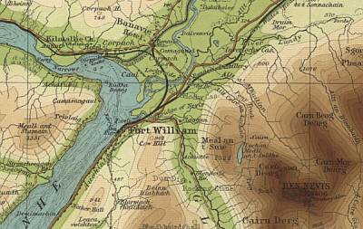 OLD ORDNANCE SURVEY MAP GLASGOW NE PROVANMILL BLACKHILL RIDDRIE 1893 