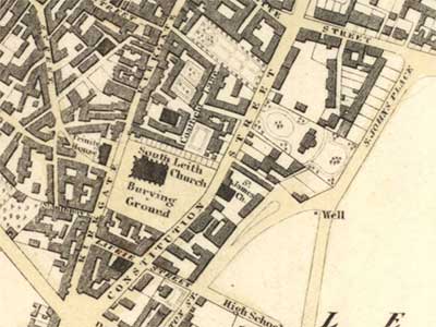 Lothian's Plan of the Town of Leith and its vicinity (1822)