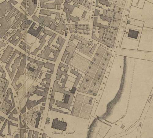 Alexander Wood's Plan of the Town of Leith (1777)