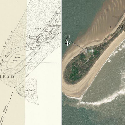 Spurn Head in our Side by side viewer