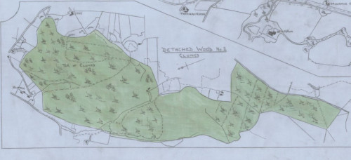 A map of Lovat Estate Woodlands