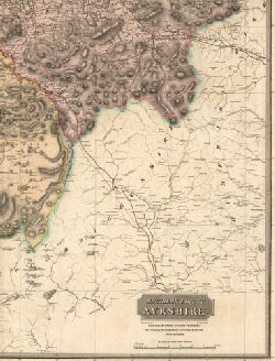 Northern Part of Ayrshire - John Thomson's Atlas of Scotland, 1832