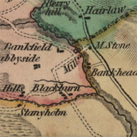 County maps of Scotland graphic