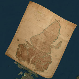 Early estate map of Lewis, surveyed 1807-9 graphic