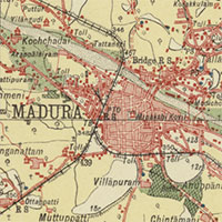 Survey of India, One-inch and Half-inch to the mile maps of southern India, 1916 - 1951 graphic