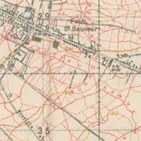 British First World War trench maps graphic