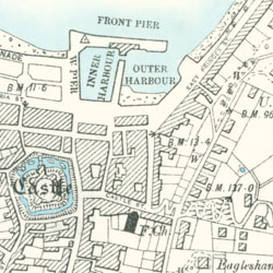 Detail of OS six-inch map of Rothesay, 1897