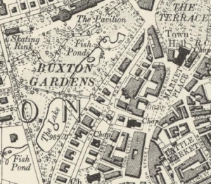 OLD ORDNANCE SURVEY MAP RAWDON 1906 LEEDS LARKFIELD MILLS LITTLE LONDON 