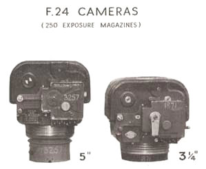 Two F24 cameras typically used by the RAF