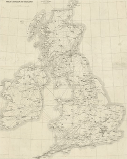 Ordnance Survey small-scale maps of Great Britain, 19th to 20th centuries graphic