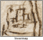 Detail of Pont map of Invermay