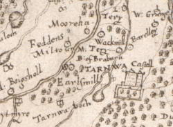 Detail of Pont map of Darnaway environs