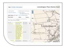 Lesmahagow Place Names Database