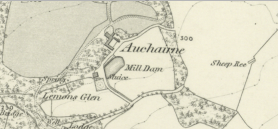Unnamed mill at Auchairne, Ballantrae, Ayr