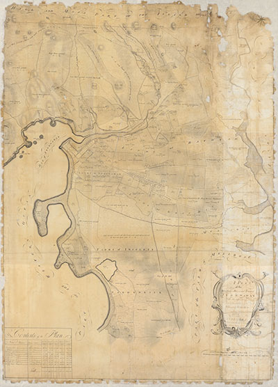 Plan of the harbour bay and town of Stornoway, 1785