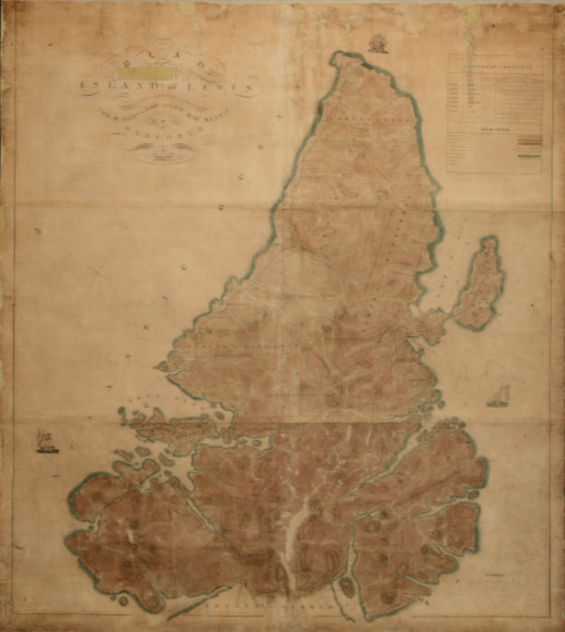 James Chapman / Alexander Gibbs, Plan [of the] Island of Lewis, 1807-9