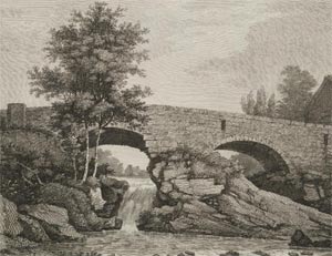 View of Duntocher Bridge by William Roy