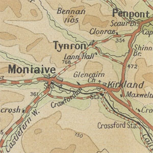Bartholomew's Quarter-inch to mile map of Scotland graphic