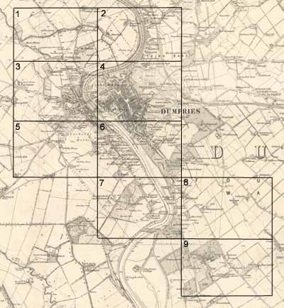 Scotland 1899 Sheet 55.03 Brand New South Old Ordnance Survey Maps Dumfries 