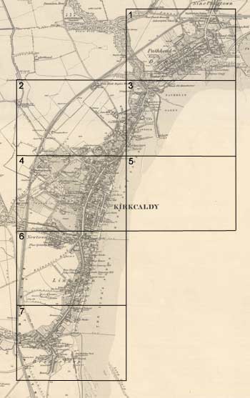 Kirkcaldy - Ordnance Survey large scale Scottish town ...