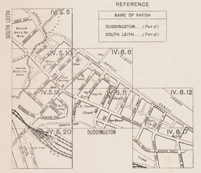 OLD ORDNANCE SURVEY MAP PORTOBELLO WEST 1894 EDINBURGH RESTALRIG ROSEBANK 